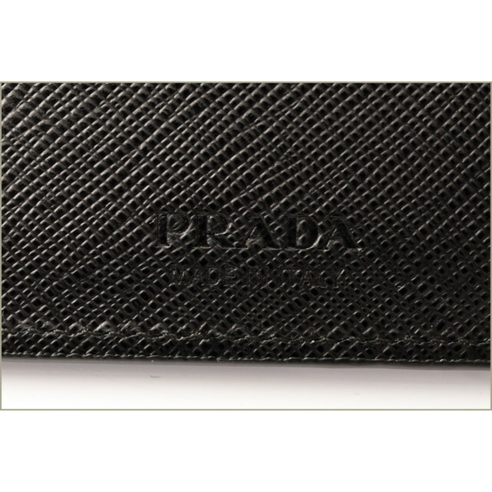 Prada Folding Wallet Patchwork Black Azzurro - image 7